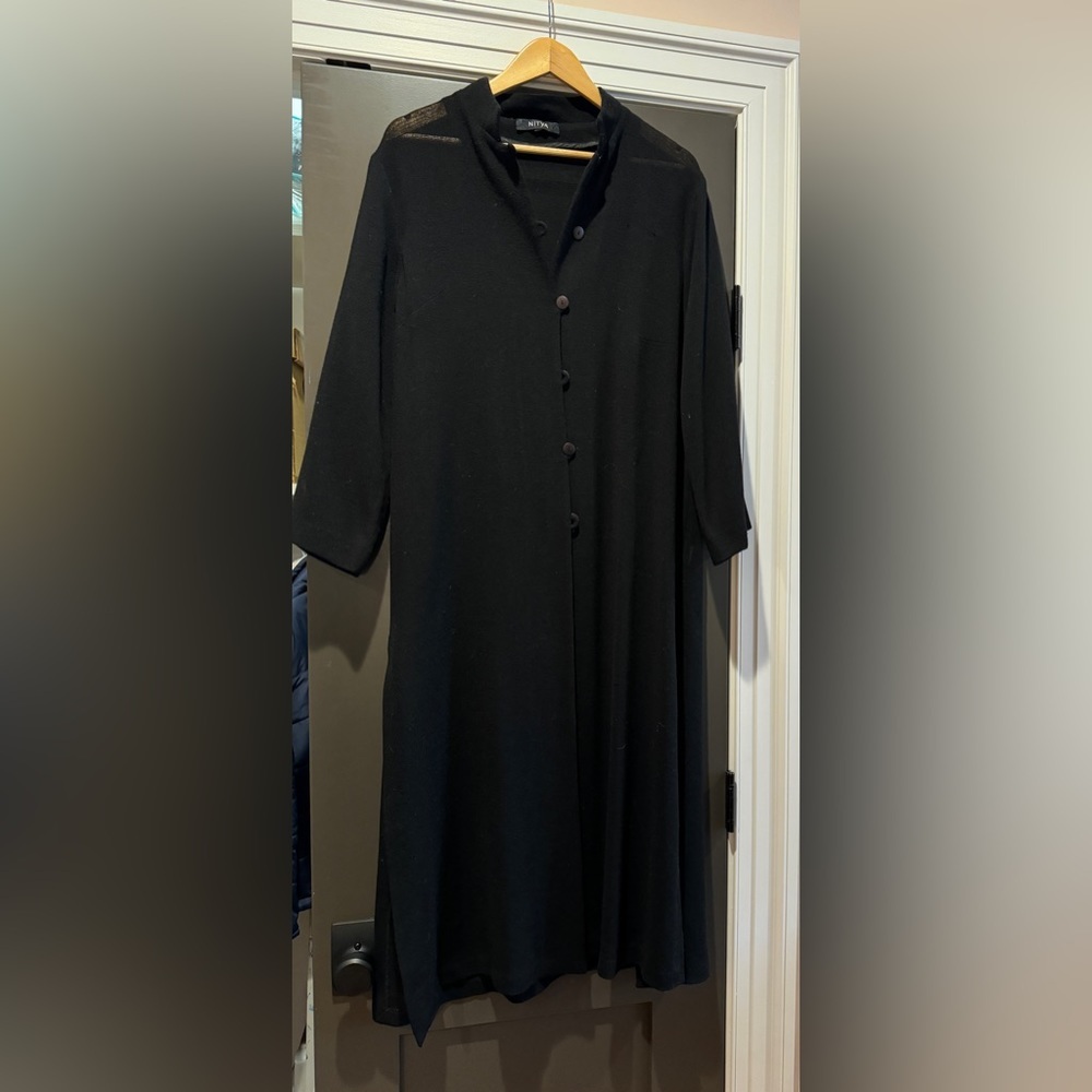 Beautiful black size S Nitya coverup sheer jacket